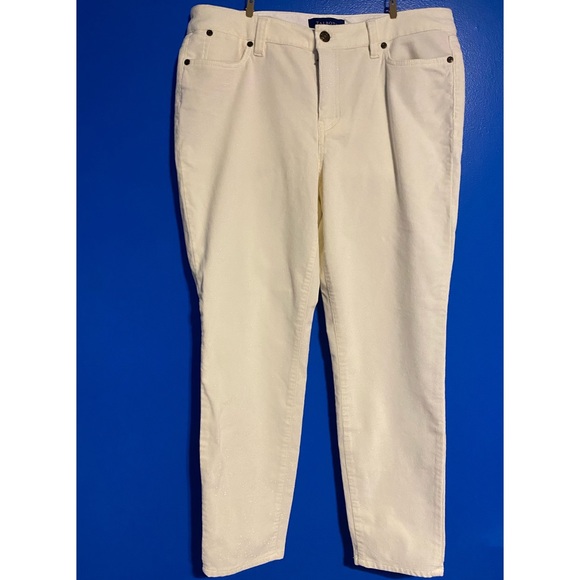 Talbots Heritage off white corduroy - Picture 2 of 4